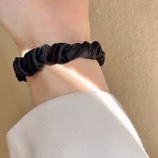 Amazon.com : 12Pcs Satin Hair Scrunchies, Black Scrunchies Hair Ties Elastic Hair Bands Ponytail Holder Hair Accessories Stocking Stuffers Gifts for Women Girls : Beauty & Personal Care
