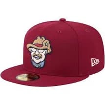 Men's New Era Burgundy Frisco RoughRiders Authentic Collection 59FIFTY Fitted Hat