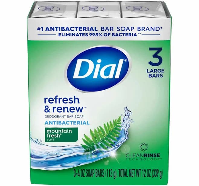 Dial Antibacterial Bar Soap Mountain Fresh