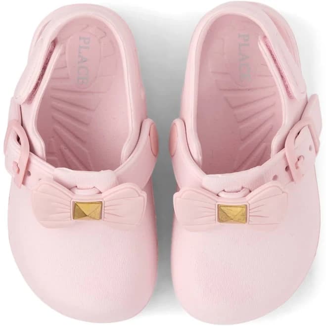 The Children's Place Toddler Girls Bow Clogs