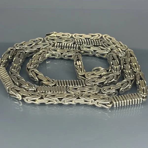925 Sterling Silver Miami Cuban Link Necklace for Men