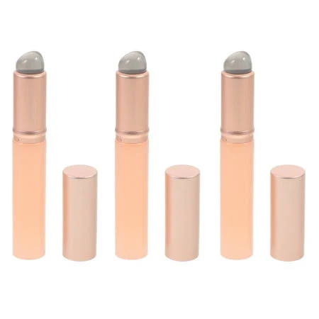 Raindrops 3 Pcs Lip Brush Gloss Kit Applicator Lipsticks Makeup Brushes Pink, Size: 3.2 x 0.4 x 0.4