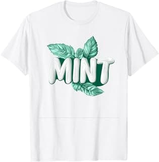 Charming Mint Graphics for a Fresh Look T-Shirt