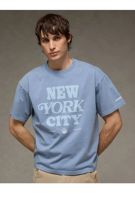AE Men's Boxy Destination Graphic T-Shirt