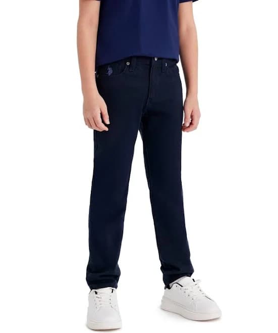 U.S. Polo Assn Boys. Straight Twill Pant