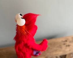 Faux Fur Monster Hand Puppet, Junior Ventriloquism Toy - Etsy Canada