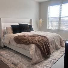 Novogratz Louis King Upholstered Wingback Bed & Reviews | Wayfair