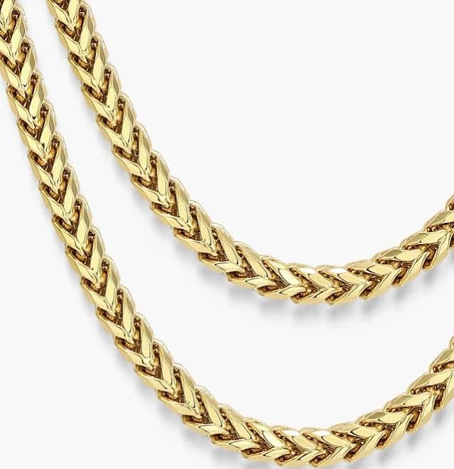 JAXXON 14K Gold Franco Chain