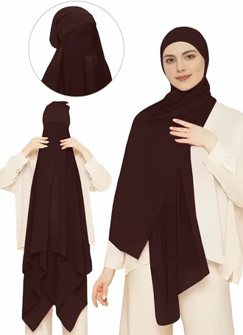 Instant Hijab Wrap with Tube Undercap