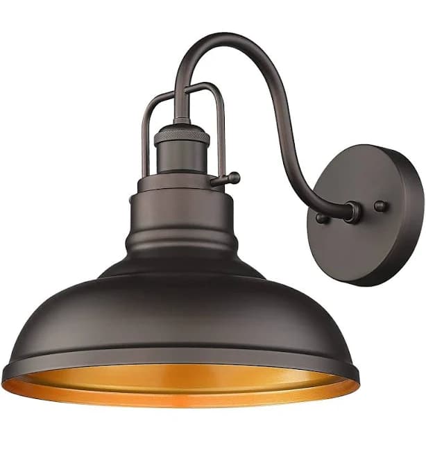 LTMATE JAZAVA 1-Light Oil-Rubbed Bronze Industrial Wall Sconce