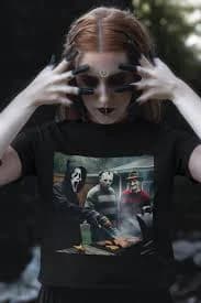 Ghost face Scream Michael Meyers Freddy Kreuger Halloween shirt or sweatshirt