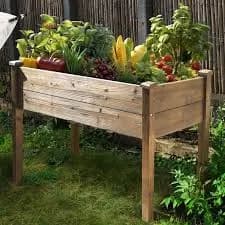 Veikous Wood Raised Garden Bed