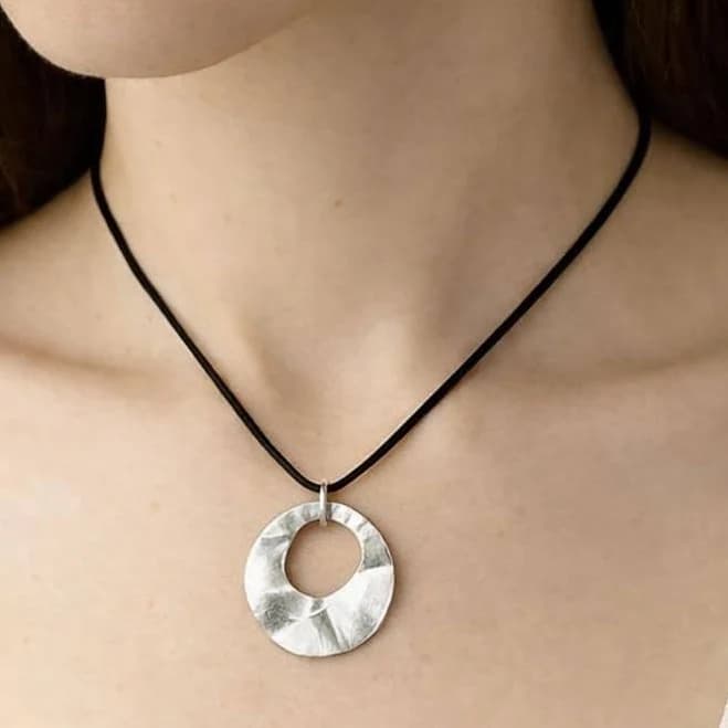 Minimalist Circle Protection Necklace