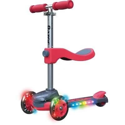 Razor Rollie Dlx 3-Wheel Light-Up Scooter