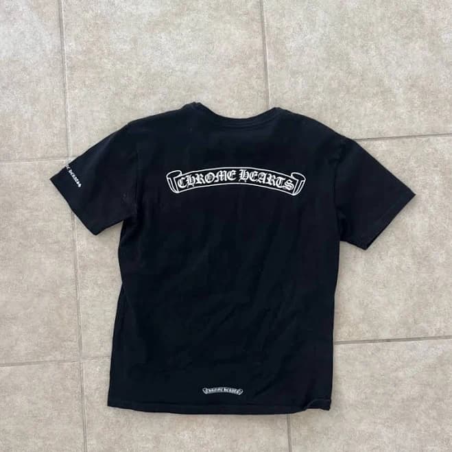 Chrome Hearts Scroll Logo T-Shirt