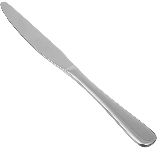 Amazon Basics Stainless Steel Dinner Knives with Round Edge