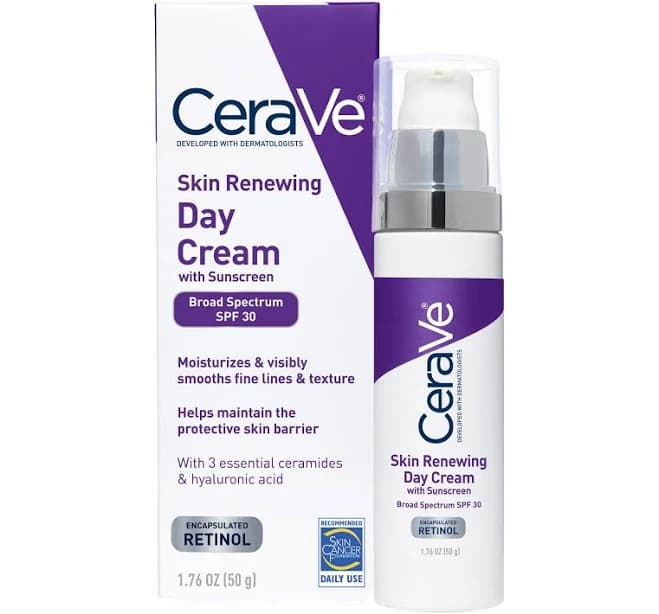 CeraVe Skin Renewing Day Cream with Sunscreen SPF 30