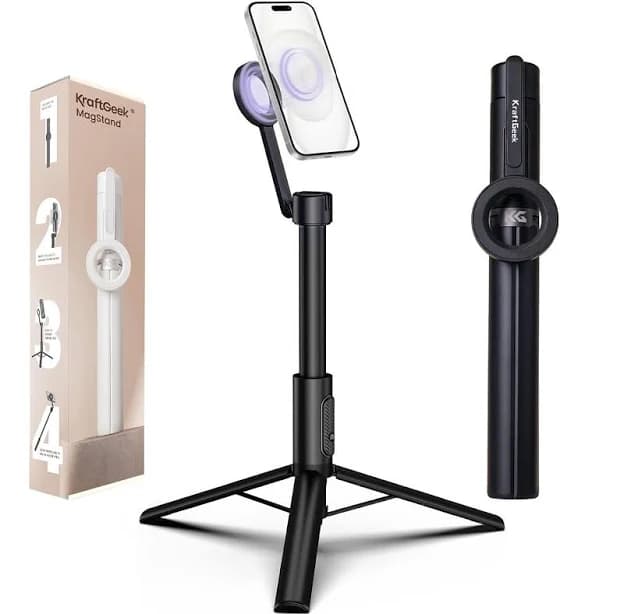 Kraftgeek Magnetic Phone Tripod For Iphone Magsafe, 64 Selfie Stick