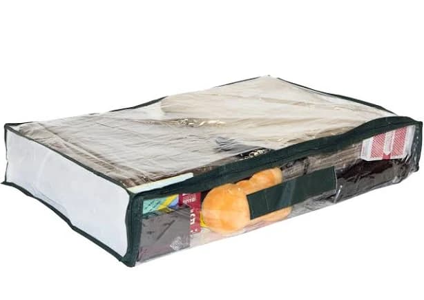 5-Pack Clear Vinyl Zippered Storage Bags