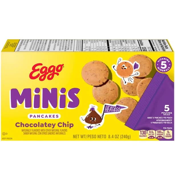 Eggo - Bites Chocolatey Chip Pancakes 14.1 Oz | by Schnucks