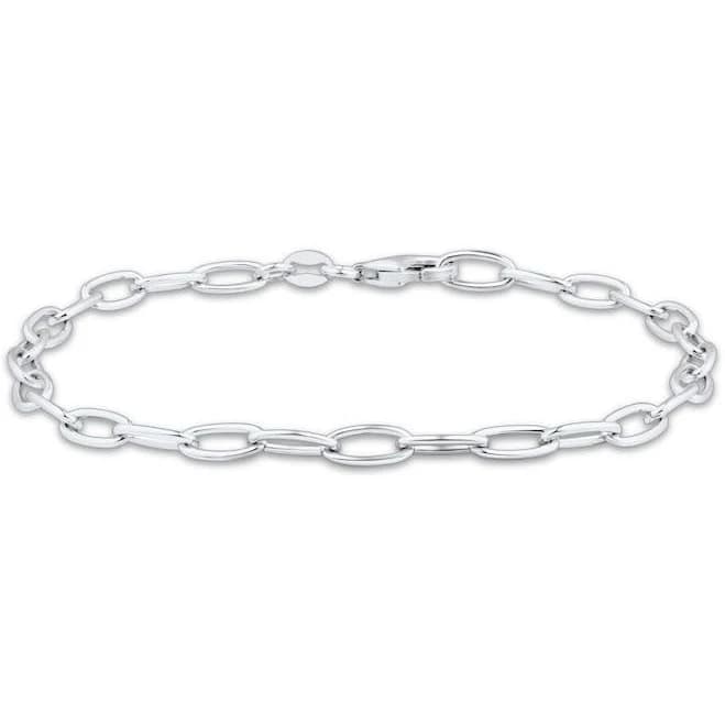 Charmed Memories Sterling Silver Cable Chain Bracelet