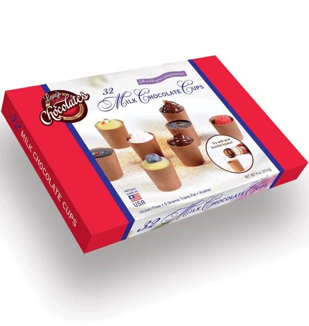Lang's Chocolates Milk Chocolate Dessert Cups