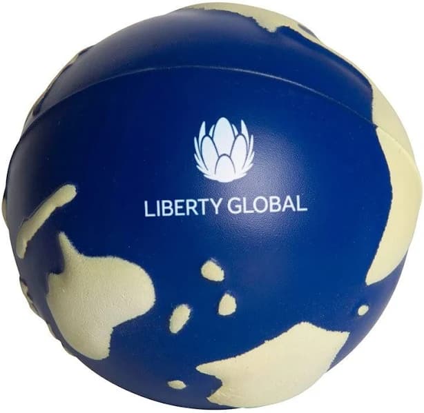 Sample - Promotional Squeezies Glow Earth Stress Reliever