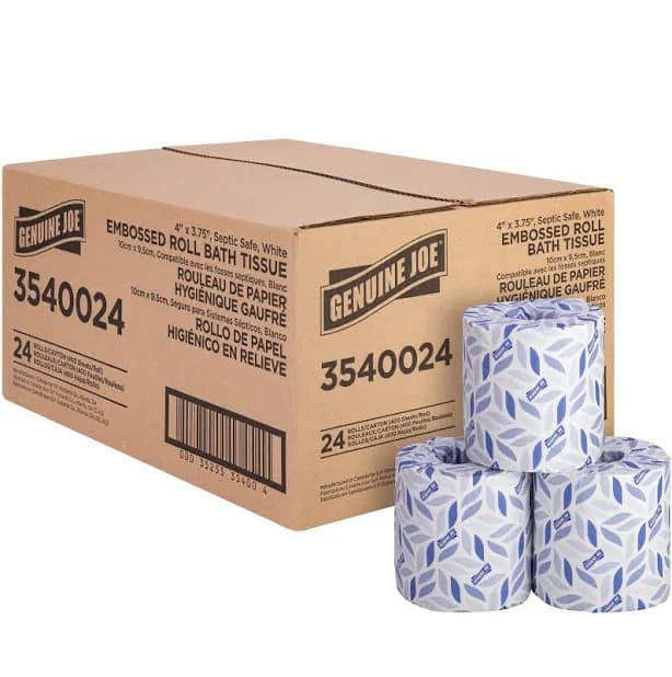 Genuine Joe 2-Ply Bath Tissue Rolls