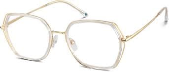 Pink Geometric Glasses #7828719 | Zenni Optical