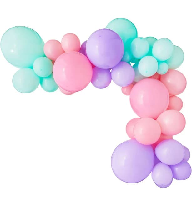 Way to Celebrate Multicolor Pastel Balloon Arch Kit