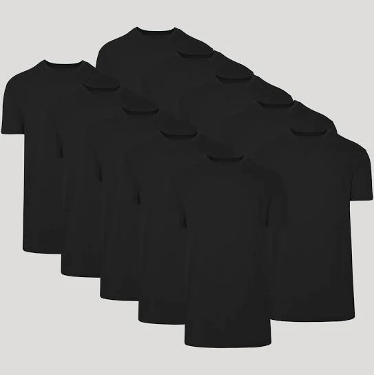 True Classic Tall Classic Crew 10-Pack Athletic Cut Cotton Blend Crew