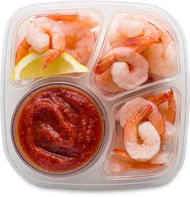 ReadyMeals Cooked Shrimp With Cocktail Sauce - Ready2Eat - 12 Oz
