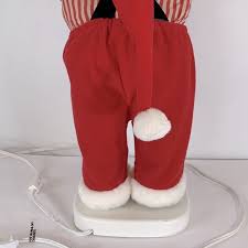 Santa's Best Vintage Animated Santa Checking His List Holiday Motionette Decor