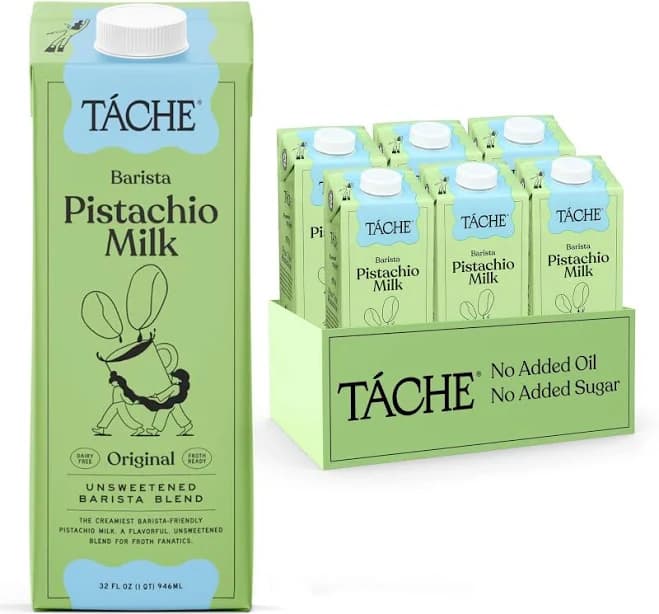 táche pistachio milk Unsweetened Original Barista Pistachio Milk