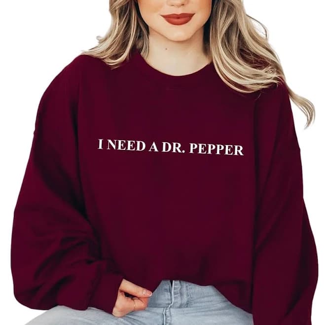 Dr Pepper Soda Lover Sweatshirt