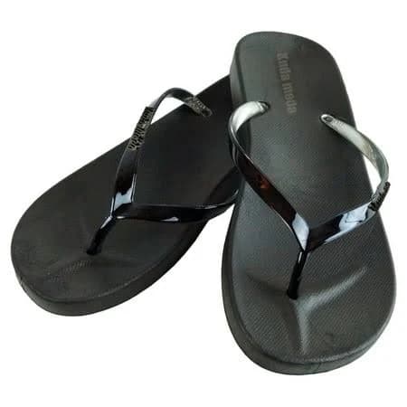 Women's Metallic Strap Casual Thongs