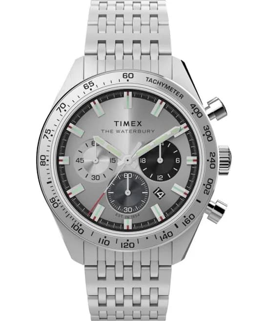 Waterbury Traditional Chronograph Stainless Steel Watch