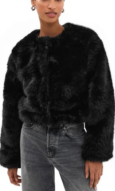 BLANKNYC Women's Faux Fur