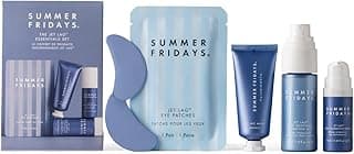 Jet Lag™ Essentials - Mini Hydrating Skin Care Set With Jet Lag™ Mask, Eye Patches, Deep Hydration Face Serum & Hydration Mist - Travel Size Skincare Kit & Gift Set (4 Count)