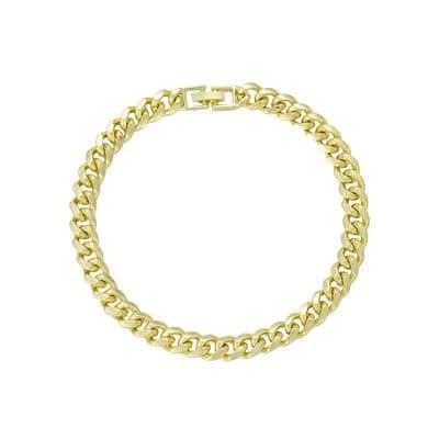 Adornia Women's 14K Gold Plated Chunky Curb Chain Anklet