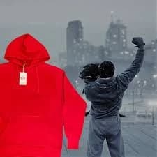 Rocky Hood Swetshirt Red