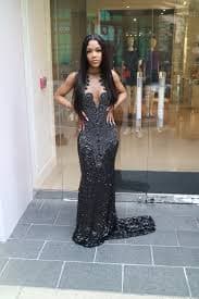 Black sparkle Prom dress 2023 - Gem
