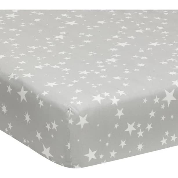 Lambs & Ivy Milky Way Fitted Star Crib Sheet