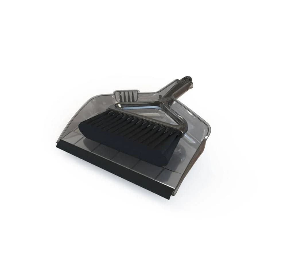 HDX 10 in. Dust Pan and Whisk Set