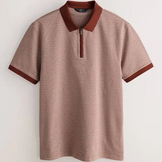 Men's Geo Polo Shirt