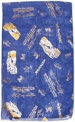 Jerusalem Dove, Lion & Psalm Verse Head Scarf