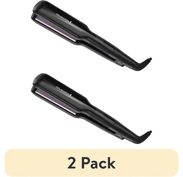 Remington Heater 2 Pack 1.75" Titanium Flat Iron Hair Straightener