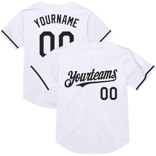 Custom Mesh Throwback Baseball Jersey
