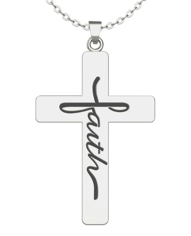 Gold Christian Cross Necklace