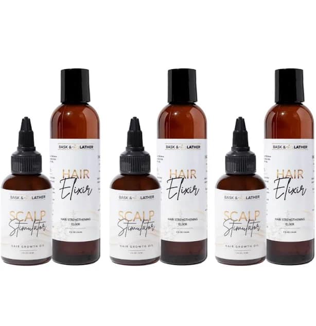 Bask & Lather Grow It & Keep It Haircare Bundle